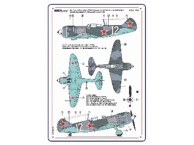 Slovak National Uprising 1944 - Czechoslovak Legends In Lavockin La-5fn - Part I (2 Decal Versions) - zdjęcie 4
