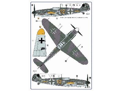 Jg 5 Over The Far North Part Ii - Me-109 E / G-6 (2 Decal Version) - zdjęcie 3