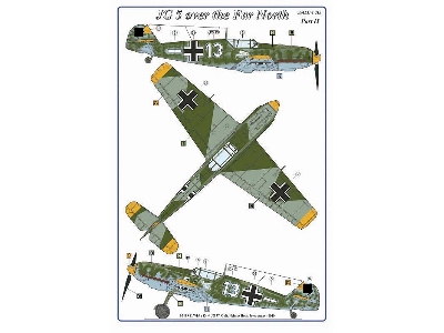 Jg 5 Over The Far North Part Ii - Me-109 E / G-6 (2 Decal Version) - zdjęcie 4