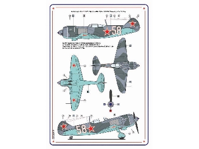 Slovak National Uprising 1944 - Czechoslovak Legends In Lavockin La-5fn - Part Ii (2 Decal Versions) - zdjęcie 3