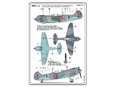 Slovak National Uprising 1944 - Czechoslovak Legends In Lavockin La-5fn - Part Ii (2 Decal Versions) - zdjęcie 4