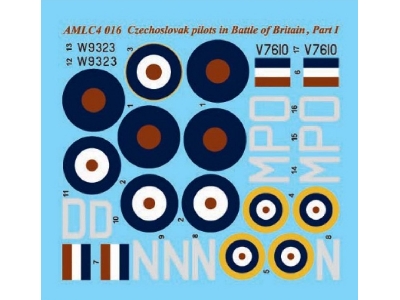 Czechoslovak Pilots In Battle Of Britain (2 Schemes) - zdjęcie 4