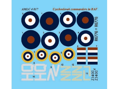 Czechoslovak Commanders In Raf - Hawker Hurricane Mk.Iib And Supermarine Spitfire Mk.I - zdjęcie 4