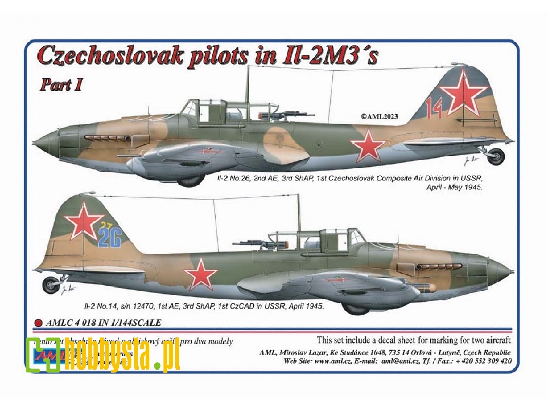 Czechoslovak Pilots In Ilyushin Il-2m3 Part I - zdjęcie 1