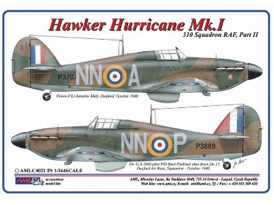 Hawker Hurricane Mk.I - Nnoa&nnop 310 Th Squadron Raf Part 1 - zdjęcie 1