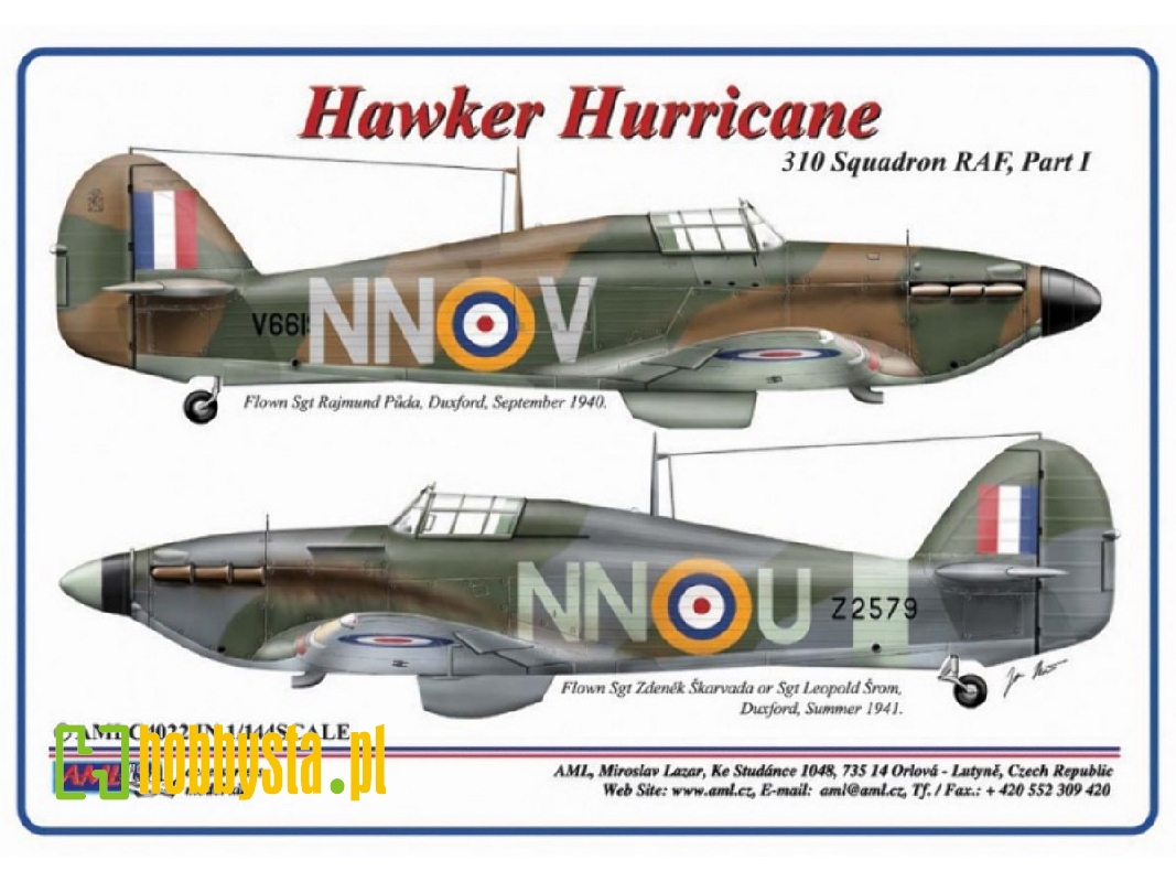 Hawker Hurricane Mk.I - 310 Th Squadron Raf Part 1 - zdjęcie 1 Hawker Hurricane Mk.I - 310 Th Squadron Raf Part 1 - zdjęcie 1