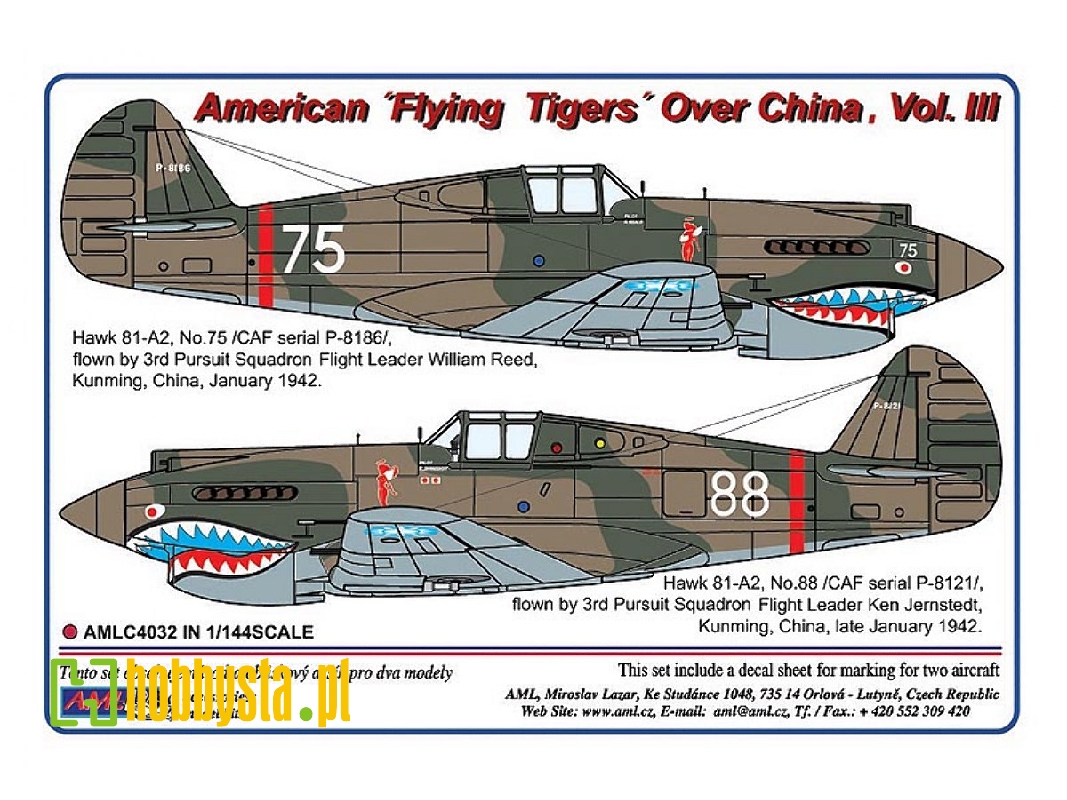 Curtiss Hawk 81-a2 - Flying Tigers Over China - Part Iii - zdjęcie 1 Curtiss Hawk 81-a2 - Flying Tigers Over China - Part Iii - zdjęcie 1
