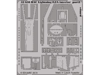  BAC Lightning F.2A interior S. A. 1/32 - Trumpeter - blaszki - zdjęcie 3