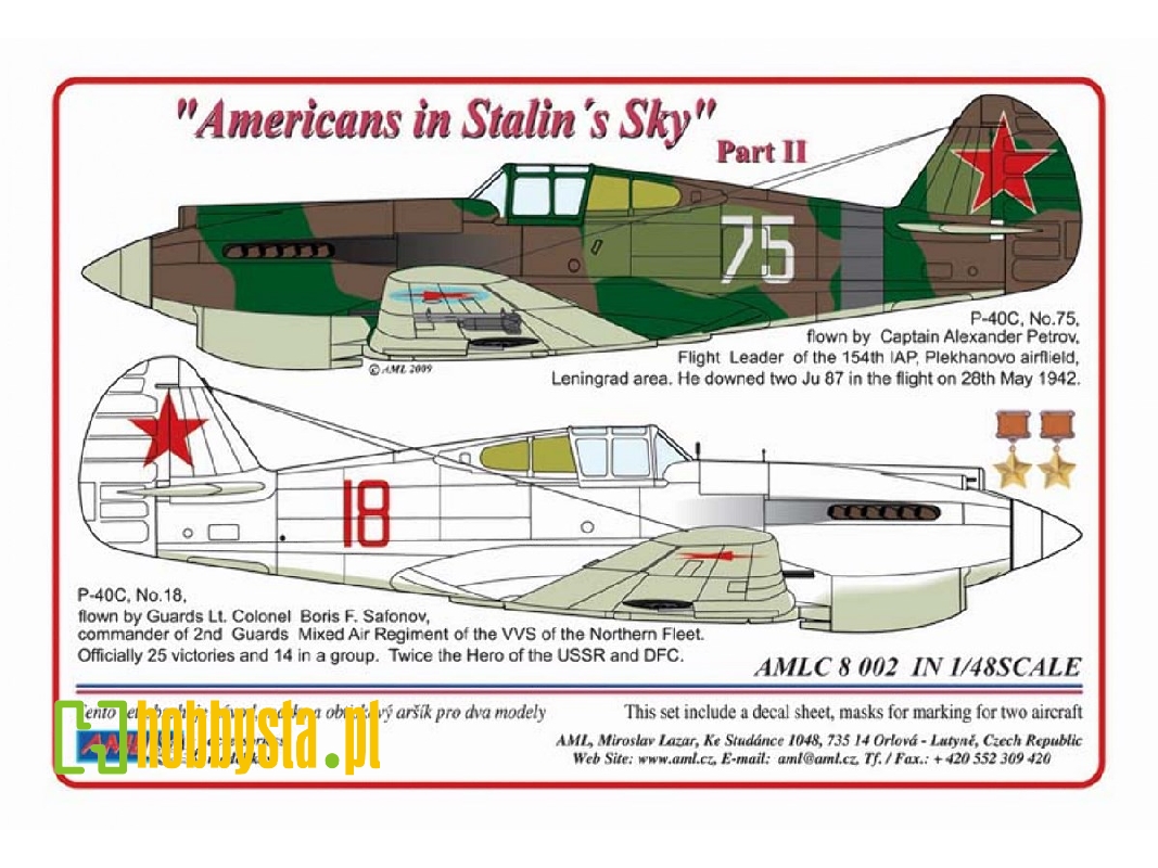 Curtiss P-40 C Tomahawk - Americans In Stalin's Sky part 2 - zdjęcie 1 Curtiss P-40 C Tomahawk - Americans In Stalin's Sky part 2 - zdjęcie 1