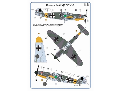 Messerschmitt Bf-109 F-2 Decals - zdjęcie 2