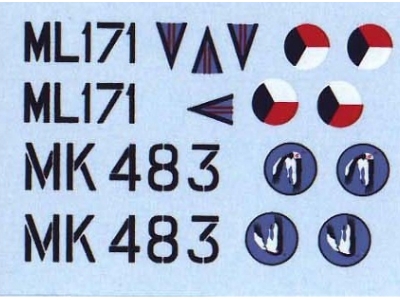 Supermarine Spitfire Mk.Ixc - 2 Decal Versions Du-l - zdjęcie 5