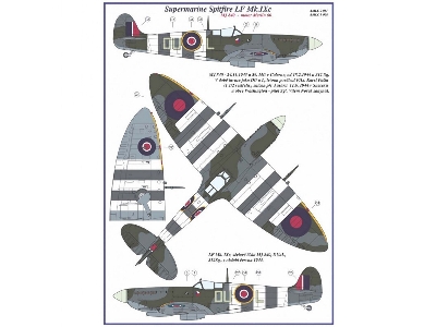 Supermarine Spitfire Lf Mk.Ixc - 2 Decal Versions Du-l (1944) - zdjęcie 2