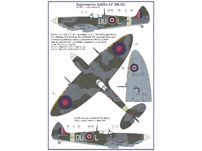 Supermarine Spitfire Lf Mk.Ixc - 2 Decal Versions Du-l (1944) - zdjęcie 3