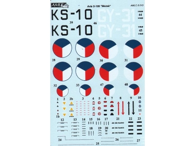 Avia S-199 'mezek' Part 1 - 2 Decal Versions: Ks-10 And Gy-31 - zdjęcie 2