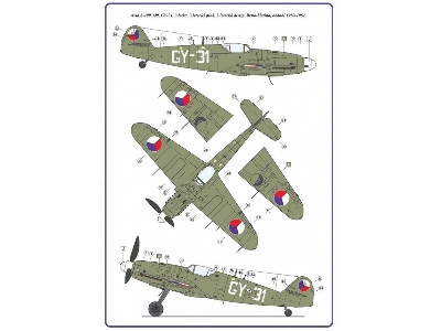 Avia S-199 'mezek' Part 1 - 2 Decal Versions: Ks-10 And Gy-31 - zdjęcie 4