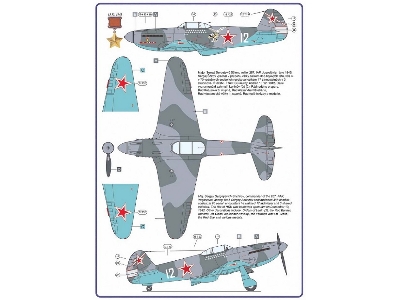 Soviet Aces In Yakovlev Yak-3 Part 2 (2 Decal Versions) - zdjęcie 3