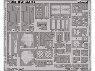  BAC Lightning F.6/ F.2A S. A. 1/72 - Trumpeter - blaszki - zdjęcie 1