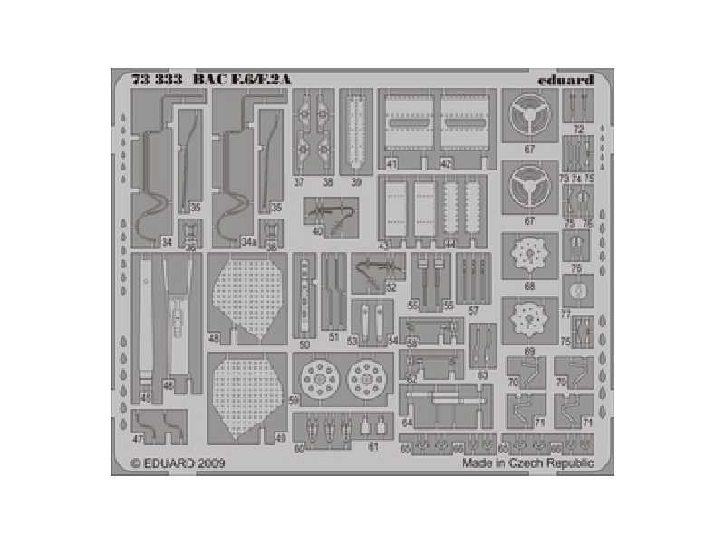 BAC Lightning F.6/ F.2A S. A. 1/72 - Trumpeter - blaszki - zdjęcie 1 BAC Lightning F.6/ F.2A S. A. 1/72 - Trumpeter - blaszki - zdjęcie 1