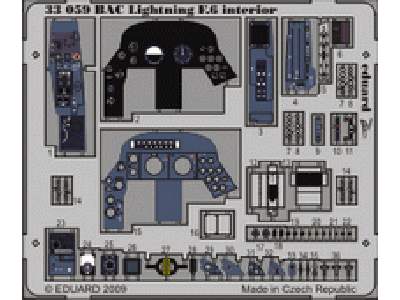  BAC Lightning F.6 interior S. A. 1/32 - Trumpeter - blaszki - zdjęcie 1