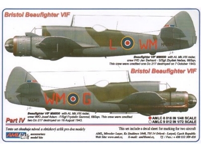Bristol Beaufighter Decals Part 4 - zdjęcie 1