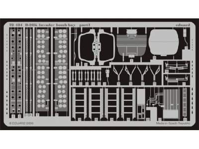  B-26C/ K bomb bay 1/72 - Italeri - blaszki - zdjęcie 1