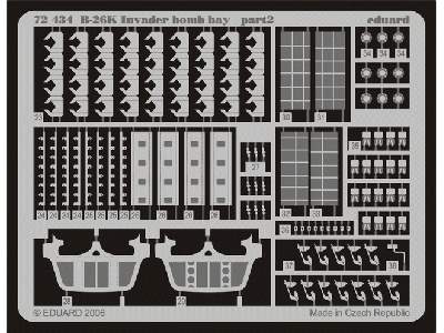  B-26C/ K bomb bay 1/72 - Italeri - blaszki - zdjęcie 3