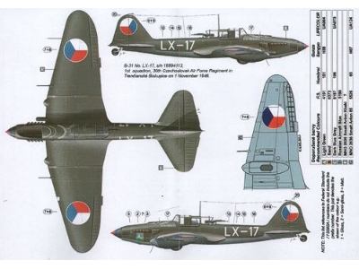 Czechoslovak Pilots In Ilyushin Il-2m3 Part 1 (2 Decal Versions : April/May 1945 - November 1946) - zdjęcie 3