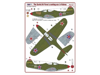 The Soviet Air ForceÂ´s Ranking Ace In Kobras Part 2 : Captain G.A.Rechkalov (2 Decal Versions) - zdjÄ™cie 2