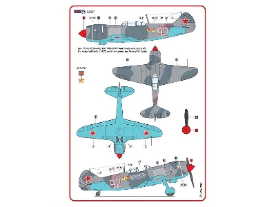 Soviet Aces In Lavochkin La-5f Part 2 (2 Decal Versions) - zdjęcie 4