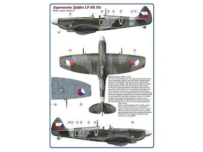 312th Squadron Raf Part I - 2 Decal Version: hurricane Mk.I And spitfire Lf Mk.Ixe - zdjęcie 3