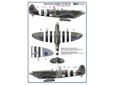 312 Th Squadron Raf part Ii - 2 Decal Version: hurricane Mk.Iib And spitfire Lf Mk.Ixe - zdjęcie 2