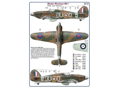 312th Squadron Raf Part Iv -Â 2 Decal Version:Â hurricane Mk.I AndÂ spitfire F Mk.Ixc - zdjÄ™cie 2