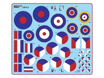 312th Squadron Raf Part Iv -Â 2 Decal Version:Â hurricane Mk.I AndÂ spitfire F Mk.Ixc - zdjÄ™cie 4
