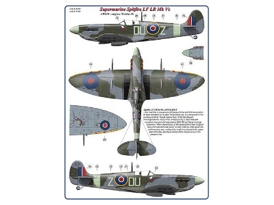 312 Th Squadron Raf, Part Vi -Â 3 Decal Version:spitfire Lf Lr Mk.Vc AndÂ lf Mk.Ixe - zdjÄ™cie 4