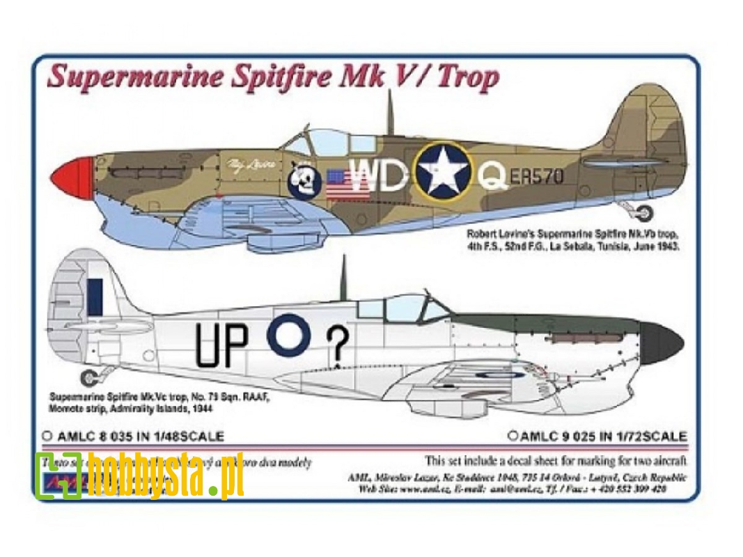 Supermarine Spitfire Mk.V / Trop - zdjęcie 1 Supermarine Spitfire Mk.V / Trop - zdjęcie 1