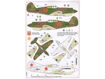 Curtiss P-40 B Tomahawk / Mk.Ii A Over Europe (Decals For 2 Planes) - zdjęcie 3