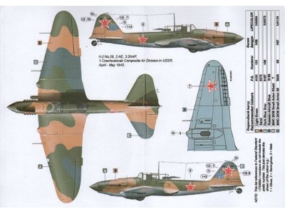 Czechoslovak Pilots In Ilyushin Il-2m3 Part 1 (2 Decal Versions) - zdjęcie 3