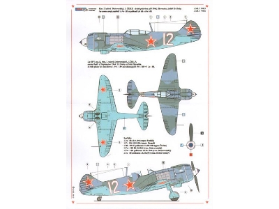 Slovak National Uprising 1944 - Czechoslovak Legends In La-5 Fn Part 1 (2 Decal Versions) - zdjęcie 2