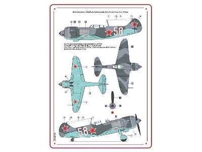 Slovak National Uprising 1944 - Czechoslovak Legends In La-5 Fn Part 2 (2 Decal Versions) - zdjęcie 2