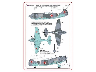 Slovak National Uprising 1944 - Czechoslovak Legends In La-5 Fn Part 2 (2 Decal Versions) - zdjęcie 3