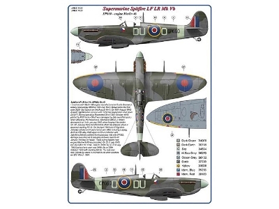 312 Th Squadron Raf Part V -Â 2 Decal Version:Â spitfire Lf Lr Mkvb AndÂ lf Mk.Ixe - zdjÄ™cie 2
