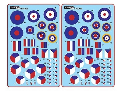 312 Th Squadron Raf Part V -Â 2 Decal Version:Â spitfire Lf Lr Mkvb AndÂ lf Mk.Ixe - zdjÄ™cie 4