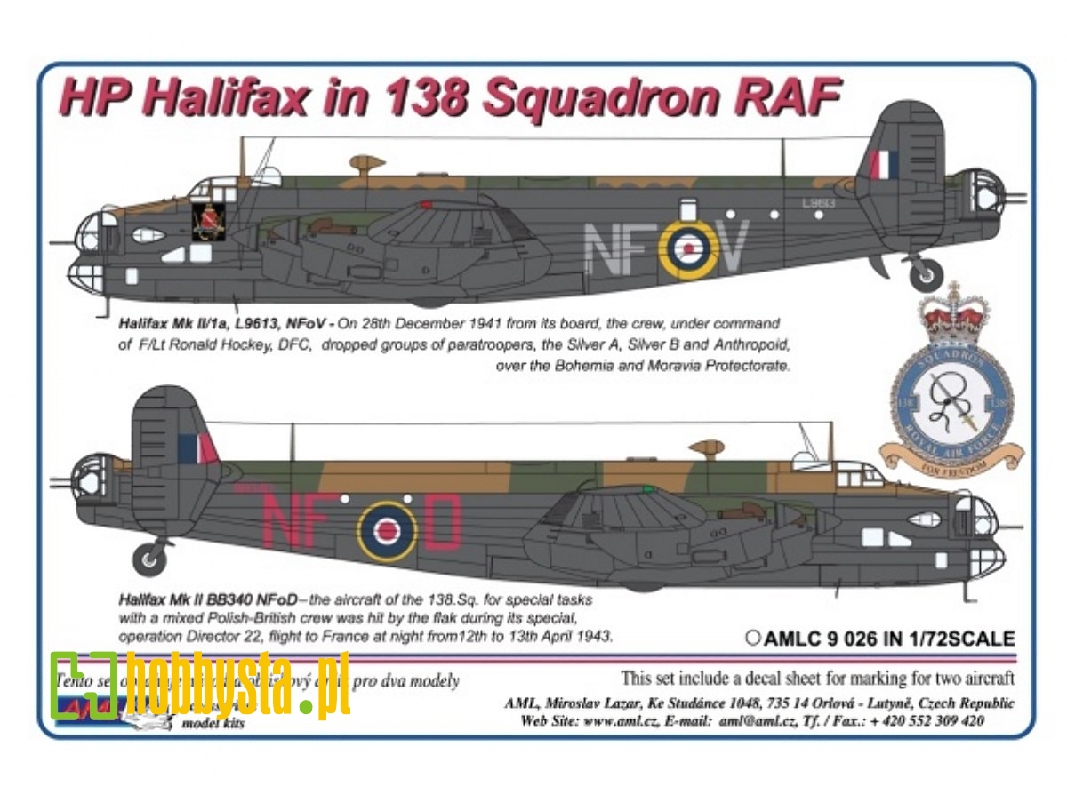 Handley-page Halifax Mk.I/Mk.Ii In 138 Squadron Raf Part 1 - zdjęcie 1