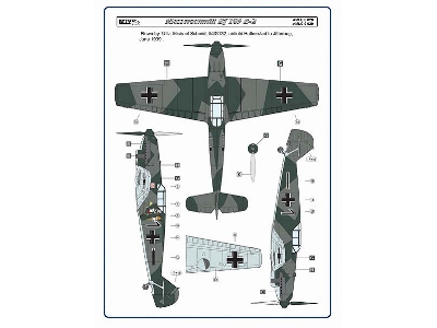 Messerschmitt Bf-109 B-2 - 2 Decal Versions - zdjęcie 3