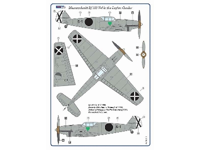 Messerschmitt Bf-109 B-1/B-2 In Legion Condor (2 Decal Versions) - zdjęcie 3