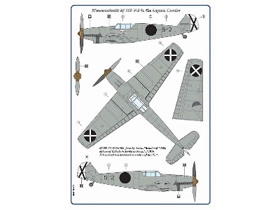 Messerschmitt Bf-109 B-1/B-2 In Legion Condor (2 Decal Versions) - zdjęcie 4