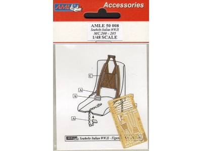 Italian Air Force Wwii Seatbelts For Macchi C.200/C.205 - zdjęcie 1