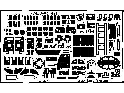  B-29A 1/72 - Academy Minicraft - blaszki - zdjęcie 2