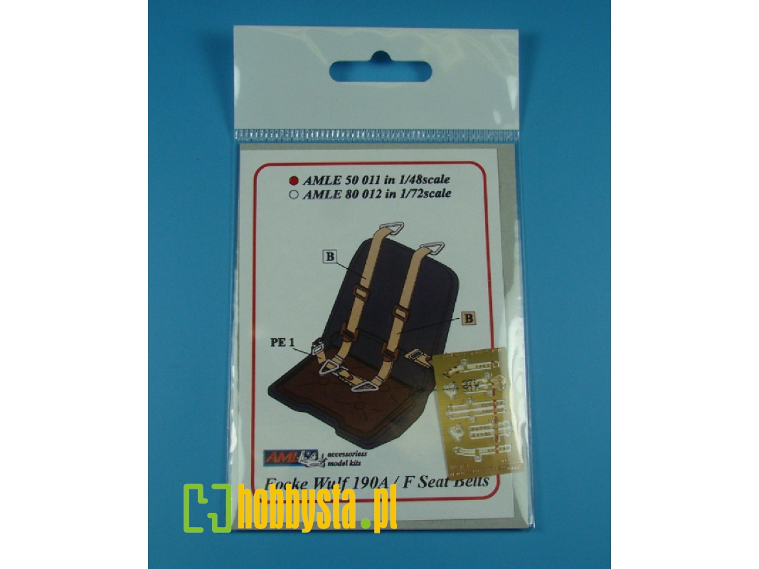 Fock-wulf Fw-190 A/F Seatbelts - zdjęcie 1 Fock-wulf Fw-190 A/F Seatbelts - zdjęcie 1