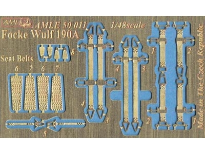 Fock-wulf Fw-190 A/F Seatbelts - zdjęcie 2